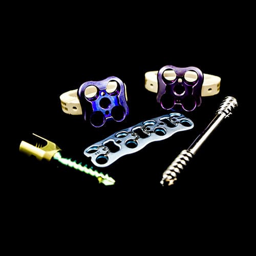 Surgical metal parts